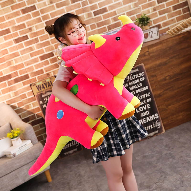 Triceratops dinosaur plush toy doll boy pillow doll Ragdoll cute boy children's birthday gift