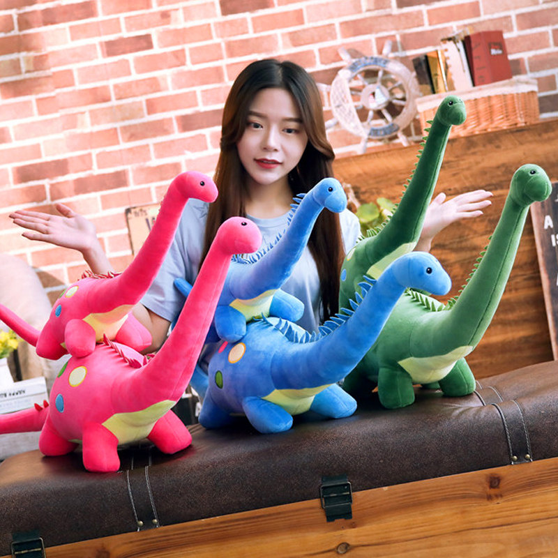 Beam Dragon Dinosaur Plush Toy Sleeping With Pillow Cloth Doll Doll Cute Animal Boy Birthday Gift Woman 