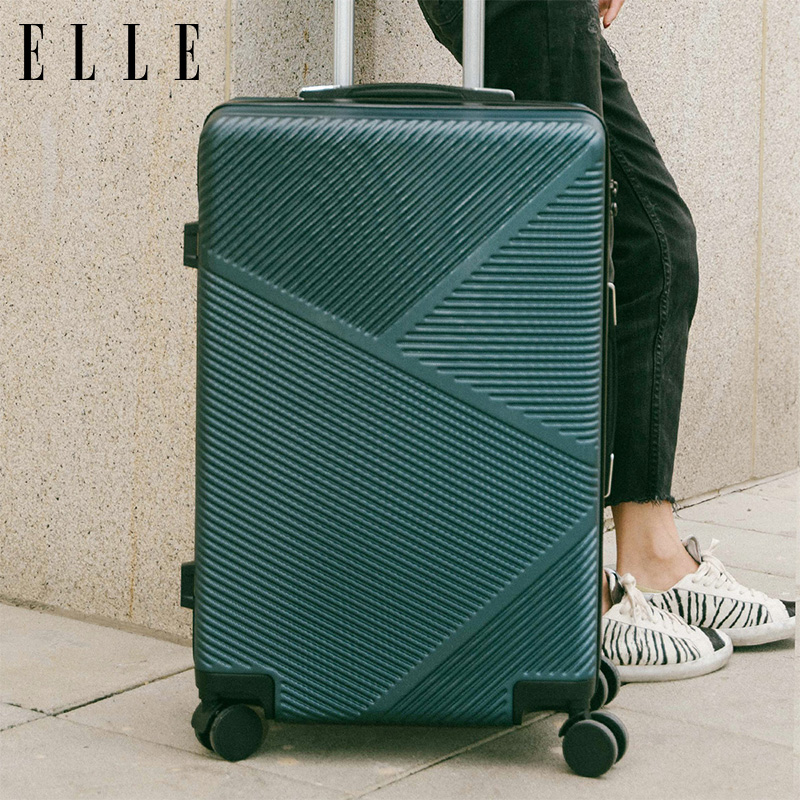 Elle E suitcase with 20 inch password boarding box 24 inch strong and durable pan - wheel travel suitcase