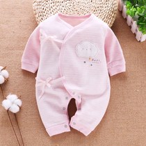 Newborn children and monk clothes baby jumpsuit spring and autumn newborn premature baby clothes Small size 3-5kg