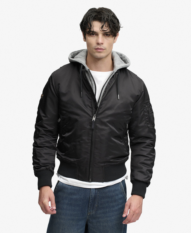 Superdry Extreme Dry 26Fw Hooded Bomber Classic Ma1 Pilot Jacket Superdry Extreme Dry 26Fw Hooded Bomber Classic Ma1 Pilot Jacket