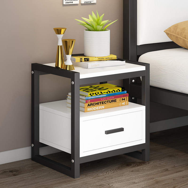Nordic bedside cabinet mini-set mini-shelf miniature modern bedroom houses simple bedside small cabinet locker