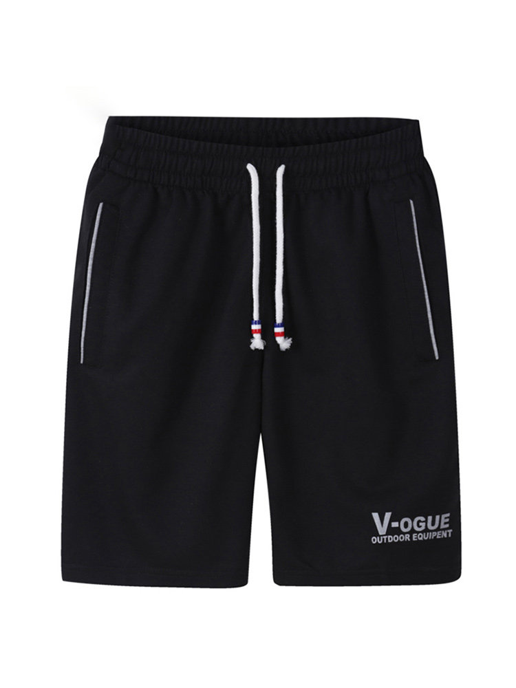 CASUAL SPORTS SHORTS MENS SUMMER THIN LOOSE QUICK-DRYING FIVE-POINT BEACH PANTS ICE SILK PLUS SIZE THREE OR FOUR PANTS