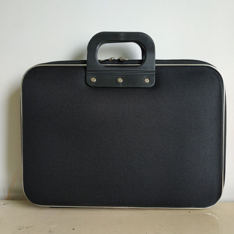 Set As Bank Insurance Gift Oxford Cloth Imitation Leather Exhibition Industry Bag Hand File Bag Computer Bag Briefcase Zipper Bag-Taobao