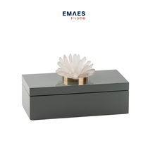 EMAES painted wooden jewelry box simple multi-size storage box rack bedroom model room suitable