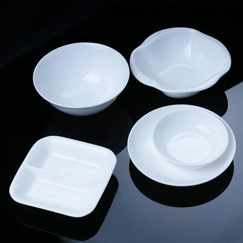 Meal Dish Small Butterfly Disc Bone Ceramic Small Dish Pickle Pickle Hot Pot dip Porcelain Dish Home Bone Disc DISH SEASONING BOWL