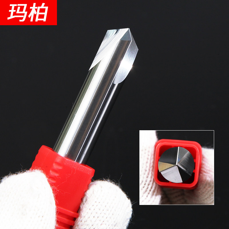 Mabel 55 degree aluminum straight groove chamfering knife 60 90 120 degree chamfering machine CNC CNC end mill