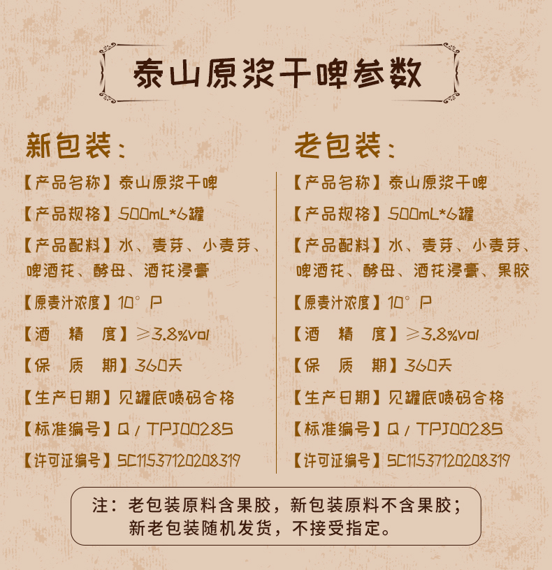 不兑水，不稀释：泰山 原浆啤酒 500mlx6听 29.8元包邮，第2件半价 买手党-买手聚集的地方