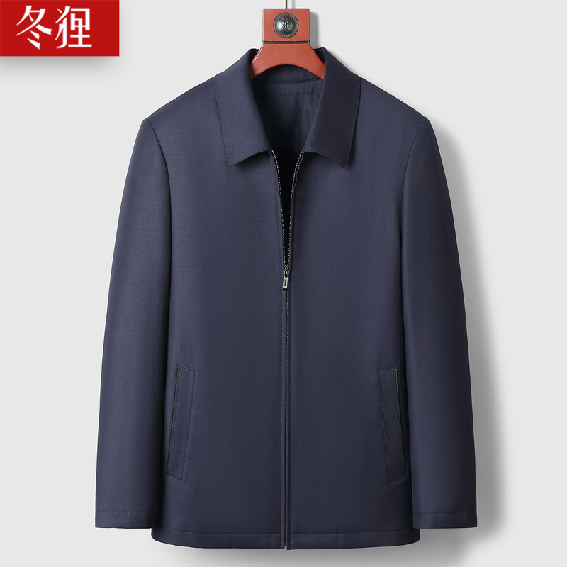 Imported Mink Whole Fur Lining Business Casual Men's Fur Coat, Fur Integrated Parka, Executive Jacket Imported Mink Whole Fur Lining Business Casual Men's Fur Coat, Fur Integrated Parka, Executive Jacket
