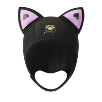 Cat Diving Hat Cartoon Headgear Cute Snorkeling Hat Professional Sun Protection Warmth Mens and Womens Diving Equipment Swimming Luna