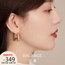 Bailan Jewelry earrings 2021 New Tide earrings advanced sense light luxury ear ring design sense autumn and winter temperament earrings