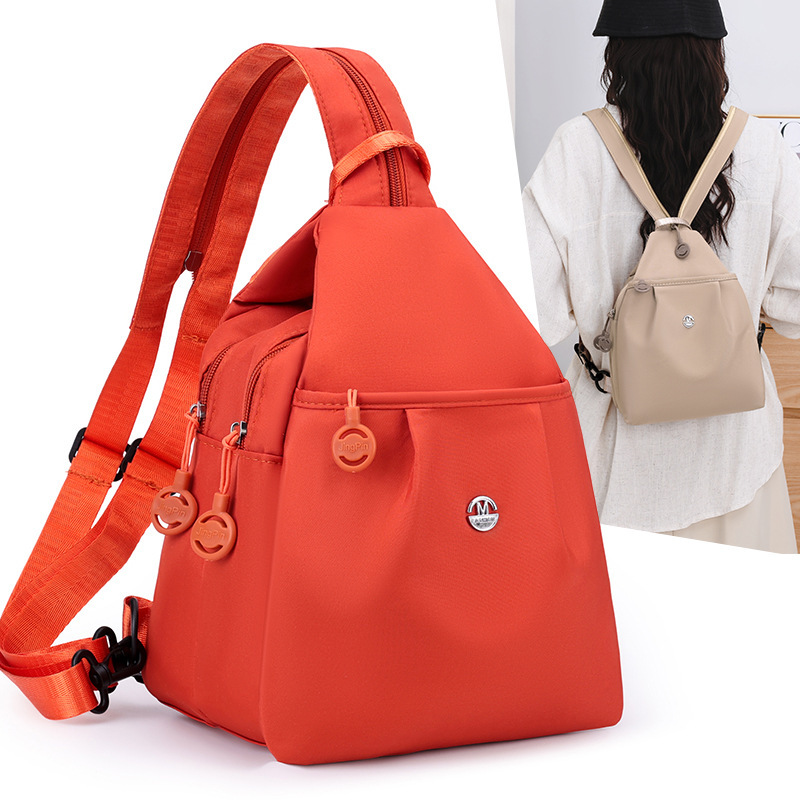 Backpack for Women, Lightweight, Multi-Functional, Three-Purpose, Large-Capacity Chest Bag, Commuter, High-End, Niche, Casual Small Backpack