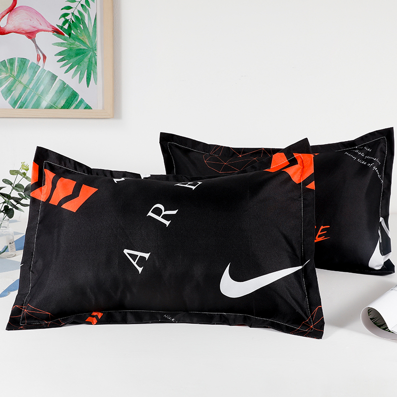 Student dormitory single pillow core neck guard tide brand black dirty-resistant men's and women's bedroom nap soft low whole head removable and washable