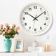 High-End Japanese-Style Wall Clock for Living Room, Solid Wood Clock, Simple Home Use, Natural Wood Cream Style Clock, 2026 New Model