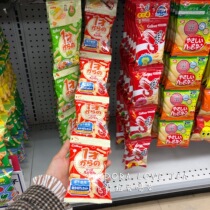 Japan native calbee calbee shrimp flavor shrimp strips low salt non-fried puffed snacks 4 even packs