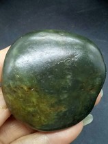 Xinjiang Hotan Jade Raw Stone Seed Material Sapphire Raw Stone Wool Material 100g 1 5-6-6CM