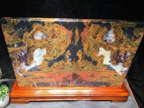 Guilin chicken blood jade rough stone pattern screen plate chicken blood jade rough stone weighs 32 5 pounds