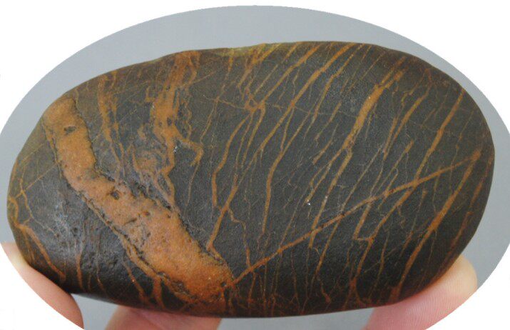 Iron-clad gold, gold-patterned stone, inextricably linked, weighs 219 grams 10 5*5 5* 2CM