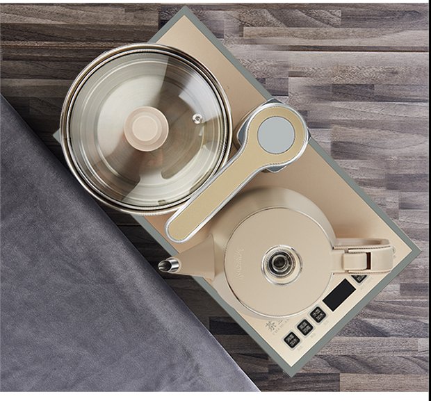 ấm siêu tốc fujiyama Bộ ấm trà tự động Tea King trên bếp thông minh Bộ cảm ứng trà chống vảy inox đặt bộ nồi - ấm đun nước điện am dun sieu toc