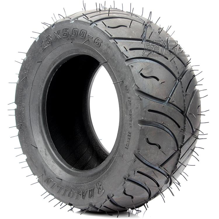 ATV 168 go-kart electric skateboard auto parts 13X5 00-6 road tire vacuum tire 6 inch tire