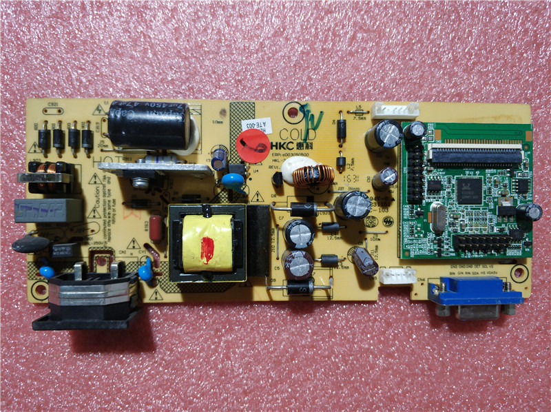 Huike HKC S2232I motherboard 2136 driver board AD board circuit board power board Three-in-one power board