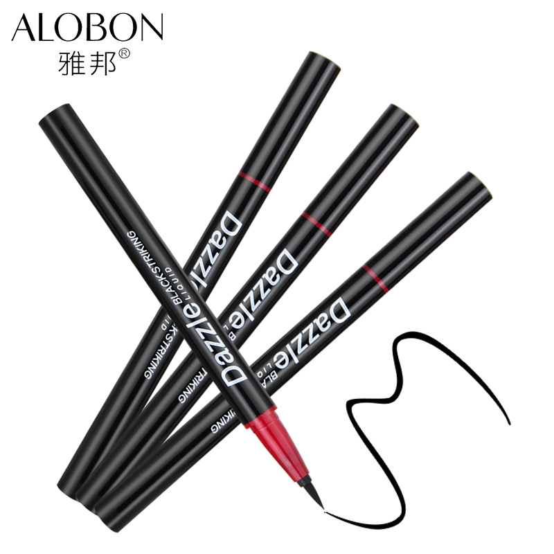 Yabong Eye Line Pen Pencil liquid not fainting waterproof and anti-sweat beginner students lasting not to fall color women's net red-set makeup