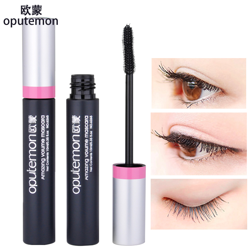 Euromont's stunning thick mascara waterproof fiber long curly encryption lengthened without fainting the EU's lower eyelashes