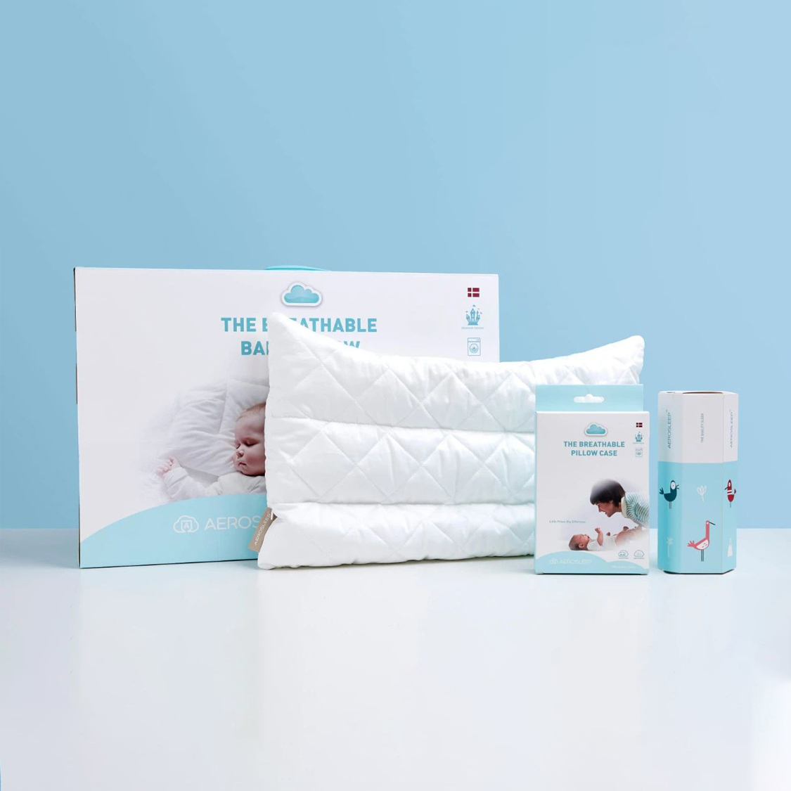 Aerosleep Sleeping Cloud Baby Pillow 1-2-3-4-5 Baby Kindergarten Baby Pillow for Children in Four Seasons