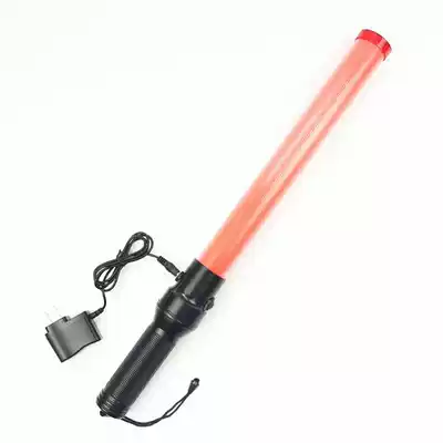 Rechargeable traffic command fluorescent stick led emergency warning light Multi-color traffic evacuation vehicle flash baton