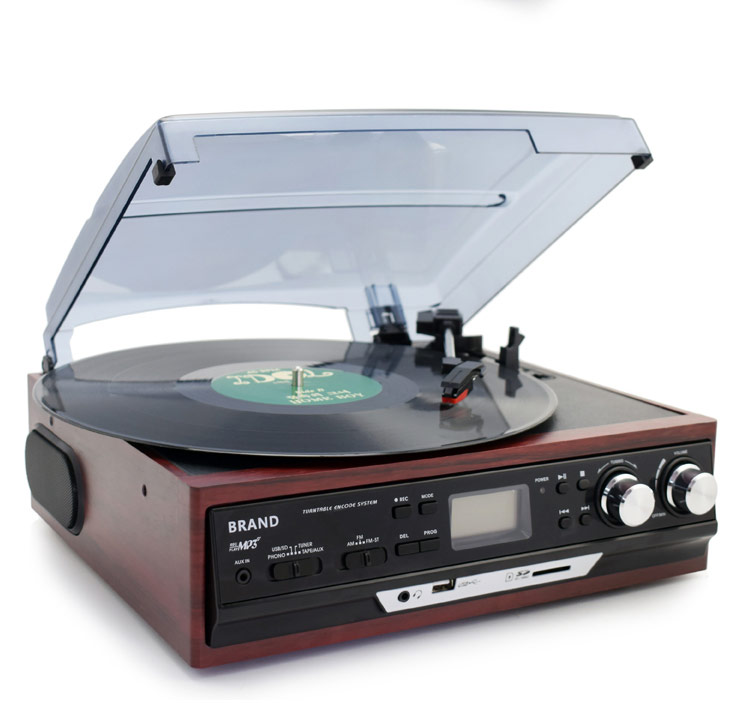 đầu đĩa than cho người mới chơi	 Âm thanh retro châu Âu âm thanh hiện đại LP ghi máy nghe nhạc vinyl máy ghi âm cổ điển đa chức năng băng radio dau dia than