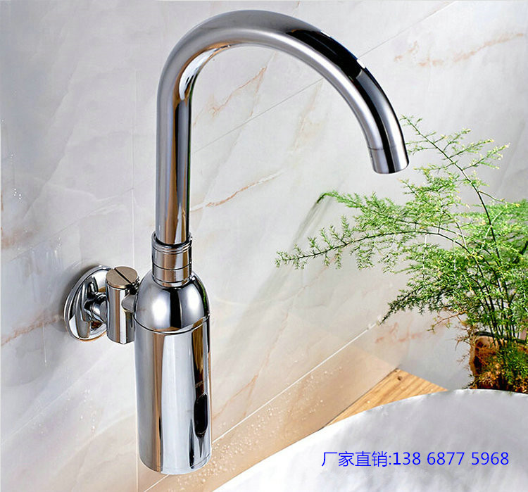 Automatic induction tap infrared household dish tap tap singles cold and hot medical smart washing