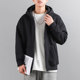 Japanese Style 500g Heavyweight Fleece Sweatshirt for Men, Hooded, Thickened, Warm, Loose-Fitting, Zip-Up Cardigan, Trendy Brand