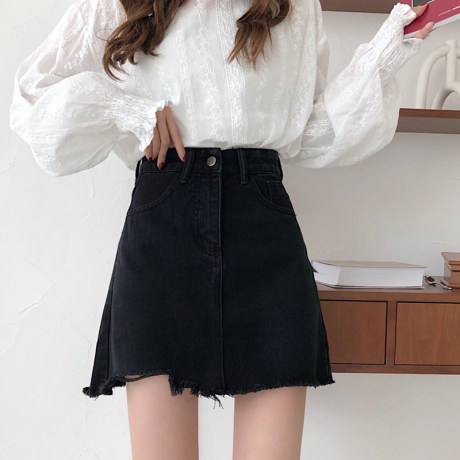 denim skirt for big thighs