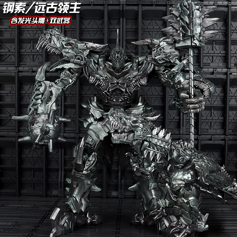 Black Mamba deformation toy King Kong alloy Optimus genuine column dinosaur cable lock Car robot model hand-made