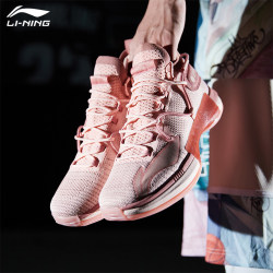 Li Ning Blitz 6 ເກີບບານບ້ວງສູງເທິງສຸດຂອງວັນຄຣິດສະມາດຂອງຜູ້ຊາຍເກີບກິລາເກີບກິລາການແຂ່ງຂັນຕ້ານການ slip ພັຍ ABAP071