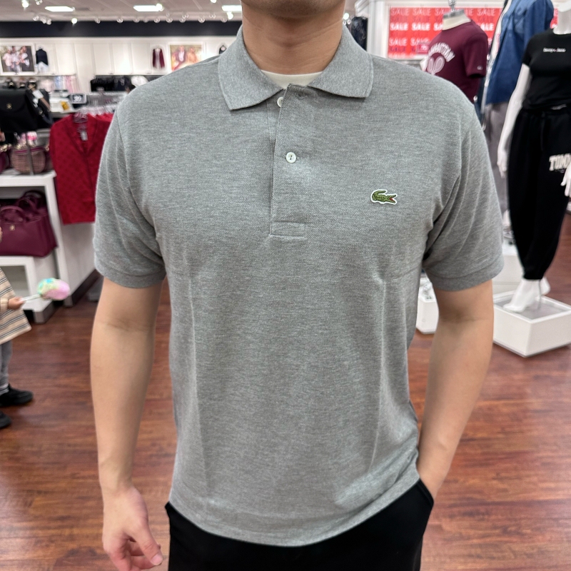 Lacoste French Crocodile Men's Summer Casual Fashion Solid Color Versatile Pure Cotton Breathable Short-Sleeved Polo Shirt