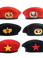 Весенняя летняя дышащая детская шапка, мужской черный берет