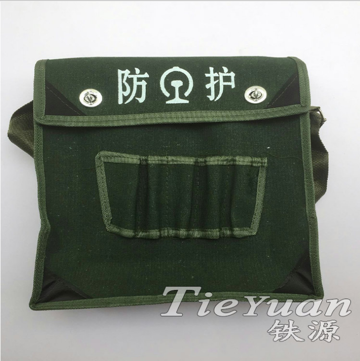 Canvas Toolkit Railway Toolkit Safety Package Construction Maintenance Army Green Canvas Pack