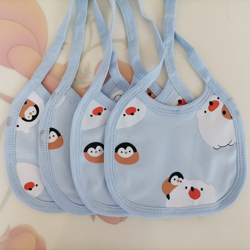 Baby Lacing Sprinting Towel Pure Cotton Newborn Small Walled Mouth Child Bib Meal Pocket Baby Saliva Towel Round Autumn-Taobao