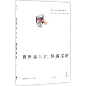 世界那么大,纯属撑的 王小柔 著 社会科学总论经管、励志 新华书店正版图书籍 上海人民出版社