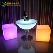 LED thanh phân ngoài trời chiếu sáng phân rotomold thanh ghế bar KTV vuông phân sáng tạo đồ nội thất thanh - Giải trí / Bar / KTV