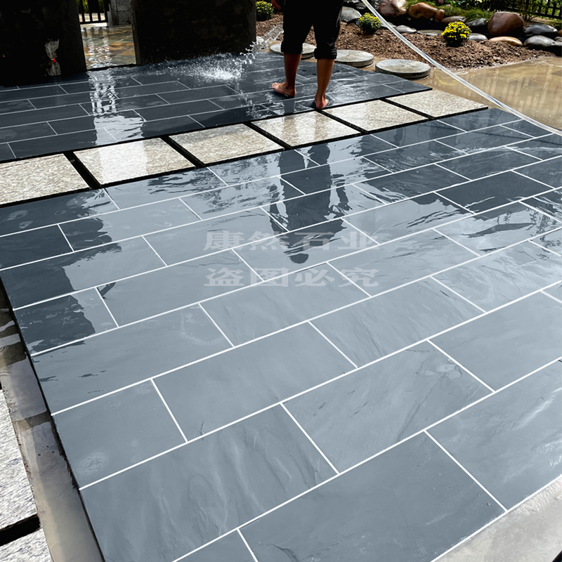 Bluestone Courtyard Garden Yard Terrace Balcony Outdoor Non-Slip Stone Outdoor Square Antique Cultural Stone Floor Tiles Bluestone Courtyard Garden Yard Terrace Balcony Outdoor Non-Slip Stone Outdoor Square Antique Cultural Stone Floor Tiles