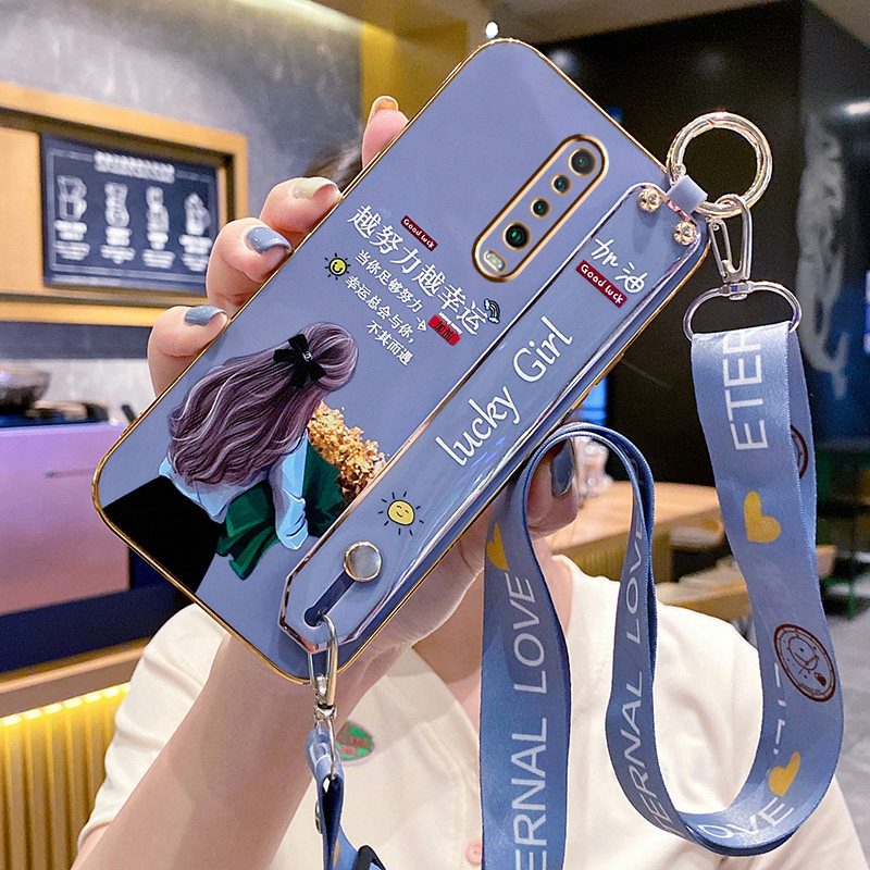 Suitable for Redmi K30 Phone Case, Xiaomi K30I Protective Silicone Cover, Speed Edition K20 Full Coverage 5g Anti-Drop Redmi K20 Pro Soft Case for Women, 5g Shell, Redmi Crossbody Lanyard, Niche K30 5g