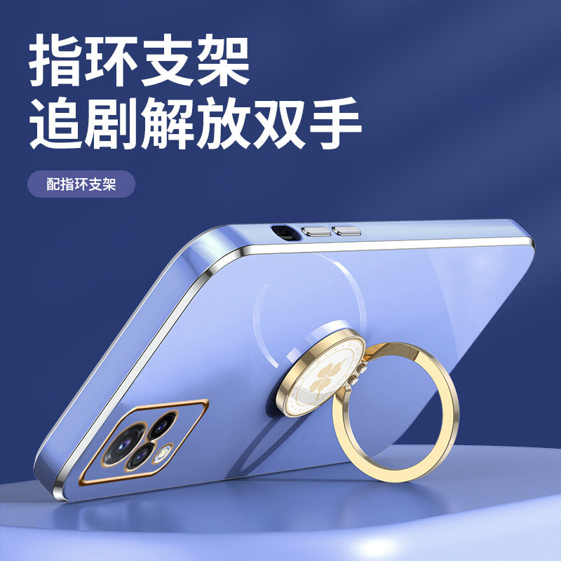 Suitable for Vivos9 Mobile Phone Case Vivo Silicone Protective Cover S9E All-Inclusive Anti-Fall 5g Ring Holder V2048A Ultra-Thin Simple Soft Shell Vivis High-End Viovs Backgammon Female Trendy New Style