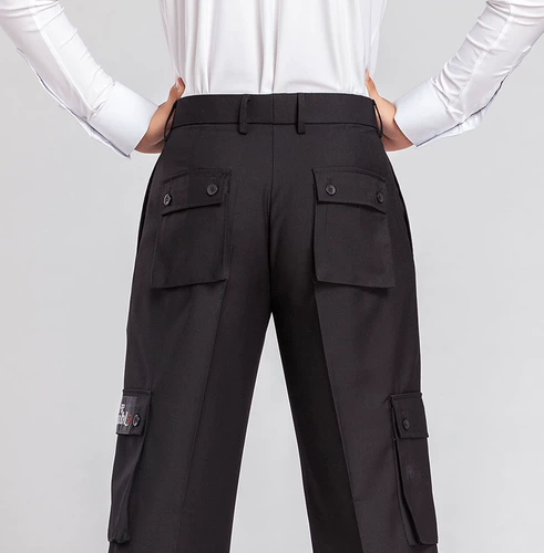 Карманные брюки большого размера латиноамериканские танцевальные штаны мужские и женские танце