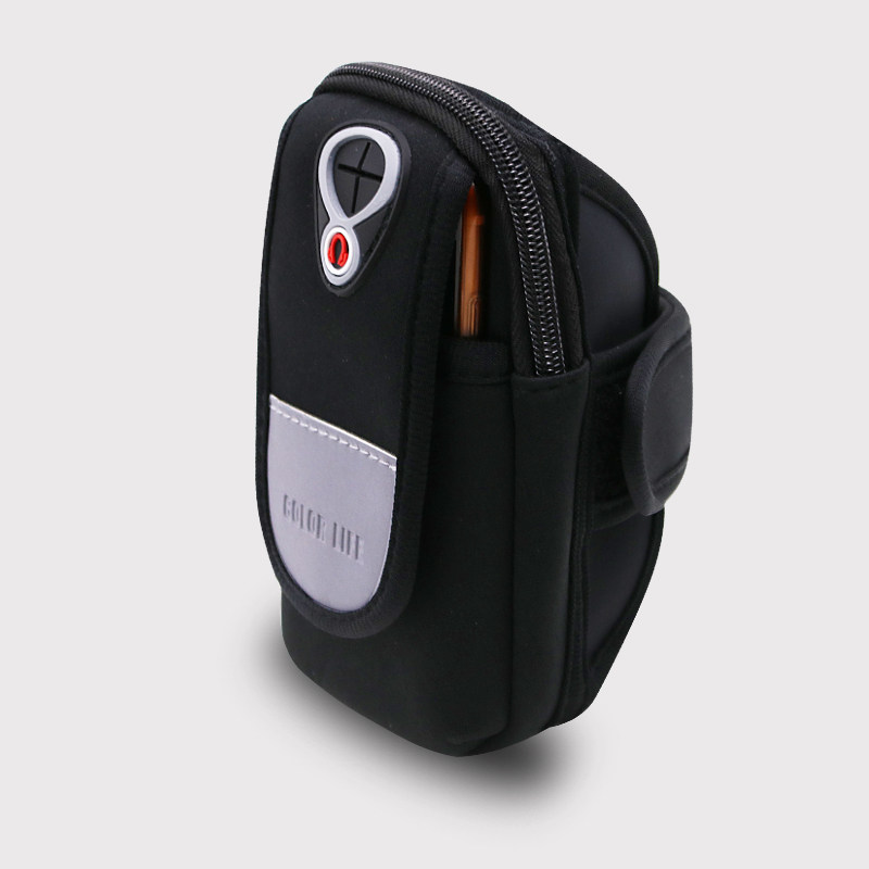 Running mobile phone arm sleeve men and women mobile phone bag arm sleeve arm band wrist bag sports arm bag