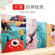 iPad Pro11 bảo vệ tay áo 2018 mới toàn màn hình ipadpro11 inch của Apple Tablet PC Case A1980 / A2013 / A1934 / A1979 Silicone Cartoon thả sức đề kháng vỏ bao gồm tất cả - Phụ kiện máy tính bảng