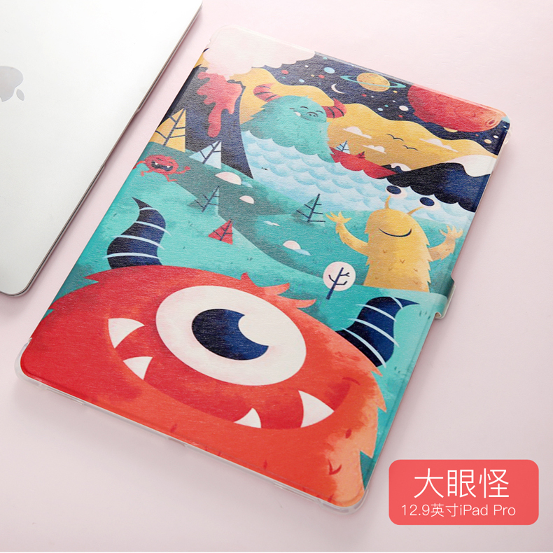 Các bảo vệ tay áo new ipad pro12.9 2017 thế hệ thứ 2 12,9-inch máy tính bảng của Apple ipadpro A1670 A1671 A1821 vỏ cartoon kháng thả silicone tay áo A1584 A1652 - Phụ kiện máy tính bảng vỏ ipad air 2