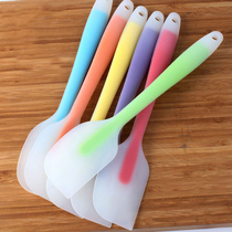 Silicone spatula High temperature resistant one-piece baking cream spatula spatula Nougat snow cake tool