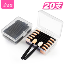 Single-head sponge eye shadow brush Eyeshadow Stick portable mini eye makeup brush makeup tool beginner female disposable